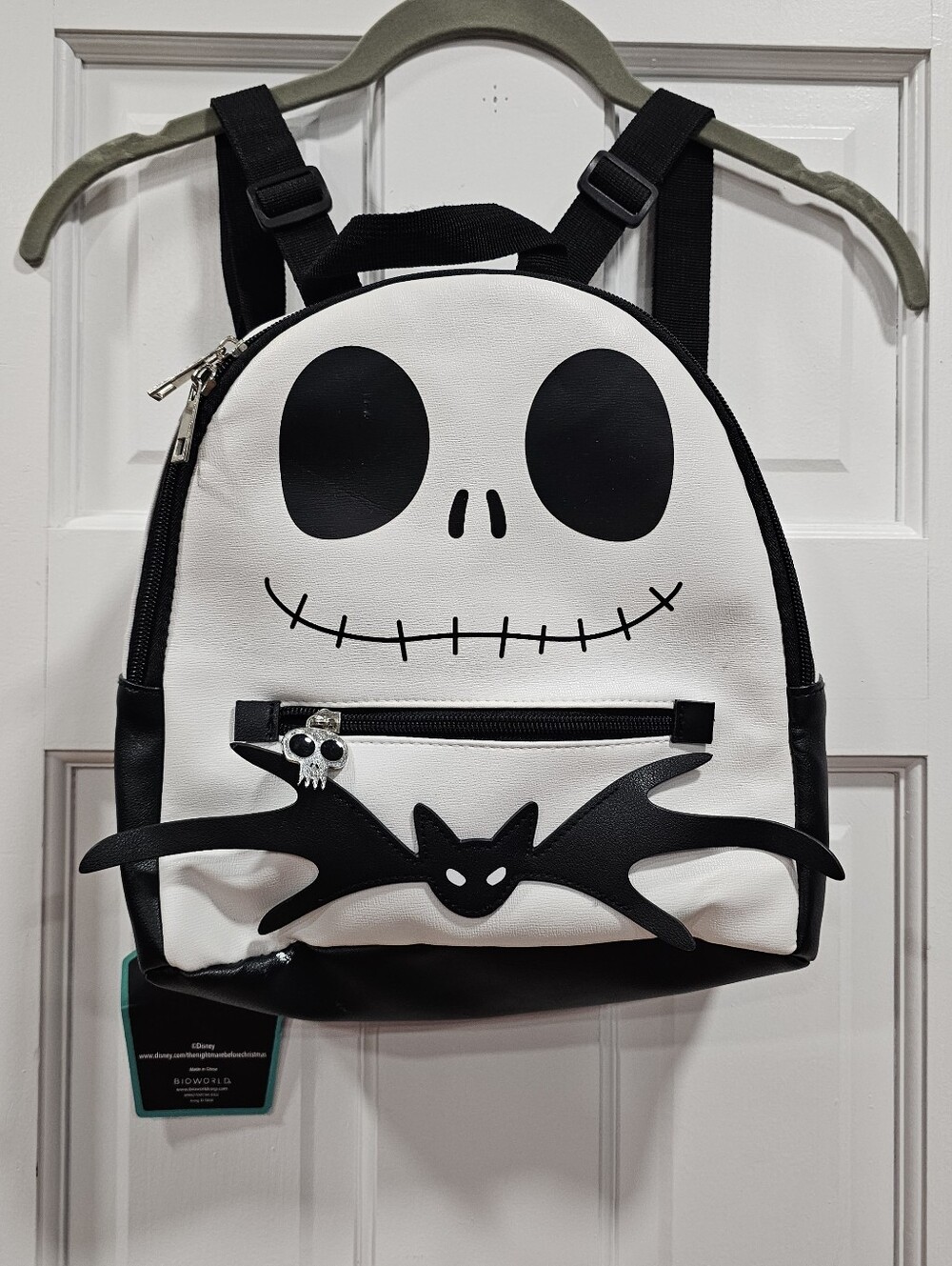 New Disney Bioworld Nightmare Before Christmas Jack Skellington Mini Backpack